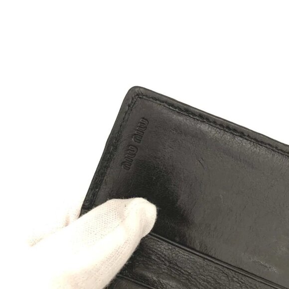 (L1) Miu Miu Key Case 6 Ring Black Leather - Picture 8 of 9